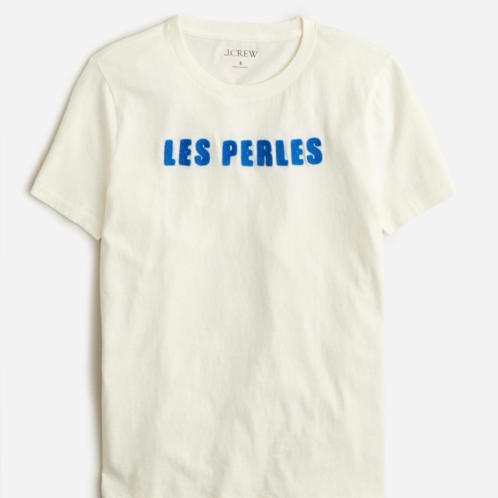 J Crew Les Perles Tee shirt